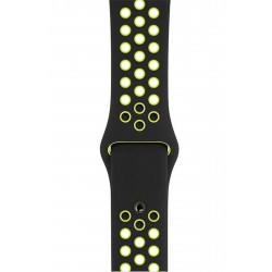 Pazariz Apple Watch Uyumlu 42-44-45 Mm  Bileklik Spor Band Delikli Kordon Siyah Sarı Pazariz Apple Watch Uyumlu 42-44-45 Mm  Bileklik Spor Band Delikli Kordon Siyah Sarı