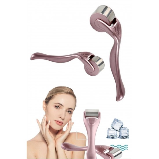 Pazariz Cilt Sıkılaştırıcı Ice Roller Kırışık Giderici Buz Silindirli Yüz Masaj Aleti Dermaroller