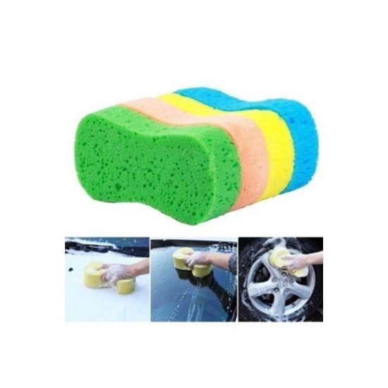 Pazariz 3 Adet Araba Yıkama Ve Temizleme Süngeri Oto Renkli Sünger Renkli