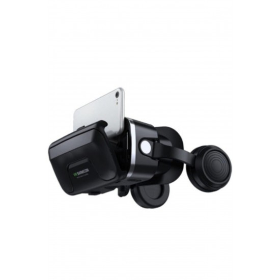Pazariz Sanal Gerçeklik Gözlüğü Kulaklıklı 3d Vr Filmler Video Oyunları Tüm Telefonlara Uyumlu