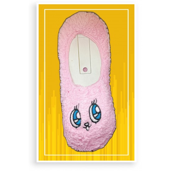 Pazariz Kadın Renkli Peluş Babet Patik Çorap Wellsoft Uyku Çorabı Yumuşak