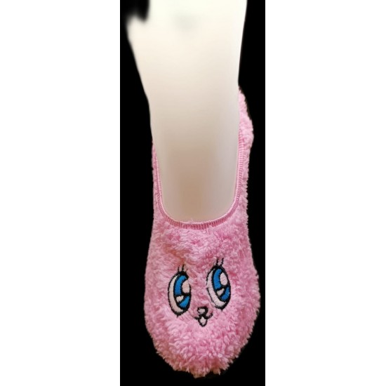 Pazariz Kadın Renkli Peluş Babet Patik Çorap Wellsoft Uyku Çorabı Yumuşak