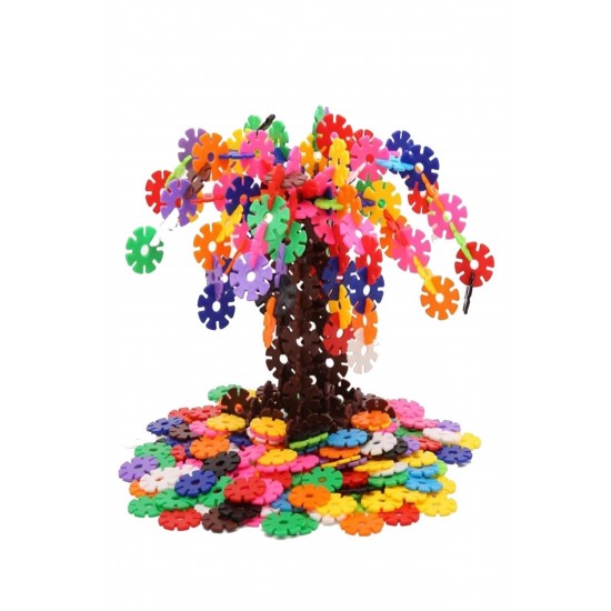 Pazarız Yaratıcı Diskler 500 Parça Stem Eğitimi Uyumlu Kilitli Diskler Eğitici Oyuncak Seti Molekül