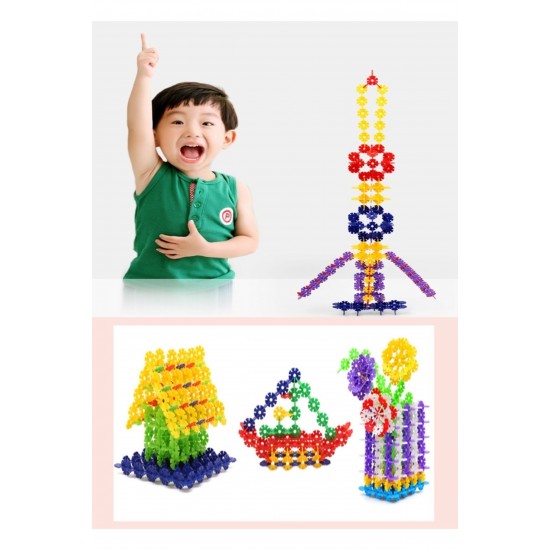 Pazarız Yaratıcı Diskler 500 Parça Stem Eğitimi Uyumlu Kilitli Diskler Eğitici Oyuncak Seti Molekül