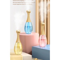 Pazariz Hava Nemlendirici Ultrasonik Led Rgb Parfüm Şişesi Ev Araba Aromatik Difizör 300ml