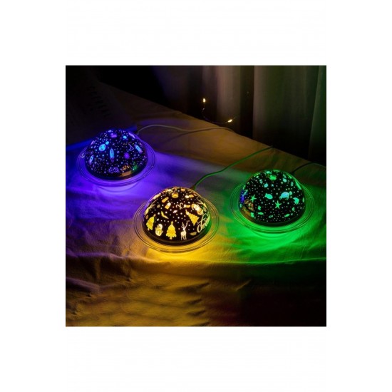 Pazariz Hava Nemlendirici Aromatik Oda Kokusu Difüzörü Buhar Ultrasonik 7 Renk Led Işıklı 250ml