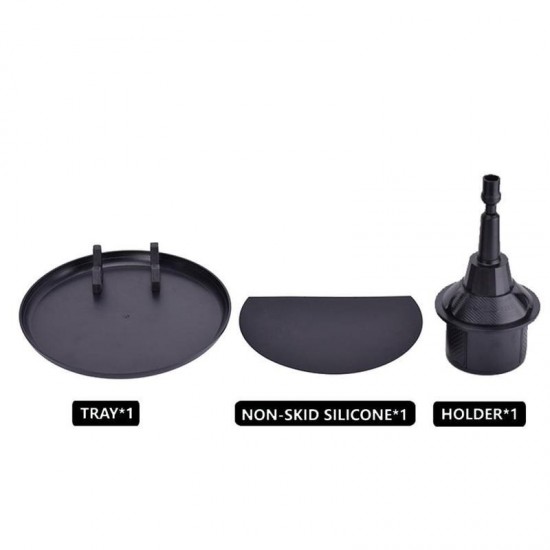 Pazariz Araba Bardak Tutucu Tepsi Masa Organizer Dönen Kaymaz Yuvarlak