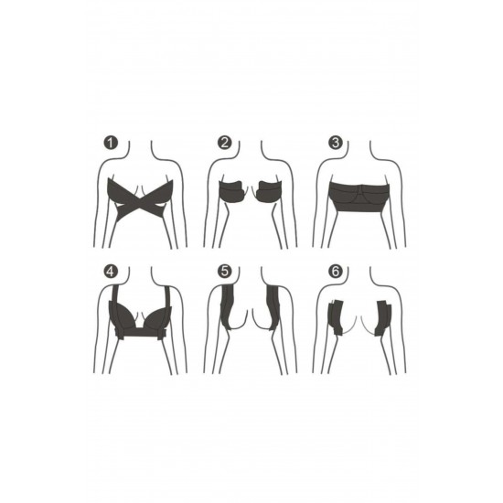 Pazarız Göğüs Sabitleştirici - Dikleştirici Ve Şekillendirici Göğüs Ucu Kapatıcı Bant- Ten Renk