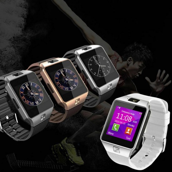 Pazariz Kameralı Akıllı Saat Beyaz IOS ve Android Uyumlu 