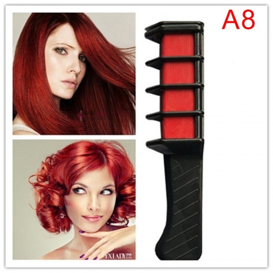 Pazariz Rengarenk Saç Boyama Tebeşiri - Mini Taraklı Konsept Saç Boyama Seti Hair Chalk