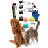 Pazariz Kedi Köpek Şarjlı Tıraş Makinesi Tüy Bakım Seti  Profesyonel Pet Tıraş Makinesi