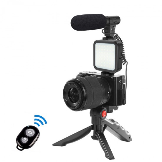Pazariz Video Fotoğraf Çekim Bluetooth Kumandalı Işık Ring Setcanlı Yayın Vlog Konferans Videosu