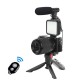 Pazariz Video Fotoğraf Çekim Bluetooth Kumandalı Işık Ring Setcanlı Yayın Vlog Konferans Videosu