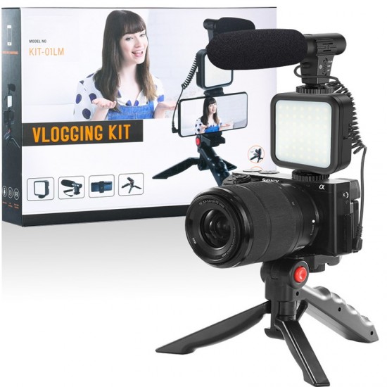 Pazariz Video Fotoğraf Çekim Bluetooth Kumandalı Işık Ring Setcanlı Yayın Vlog Konferans Videosu