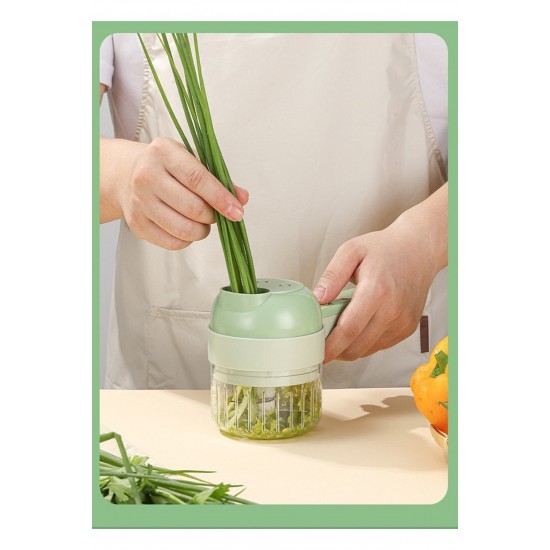 Pazariz Şarjlı Rondo Çok Amaçlı Pratik Sebze Meyve Doğrayıcı Otomatik Temizleme Rende Rondo Blender