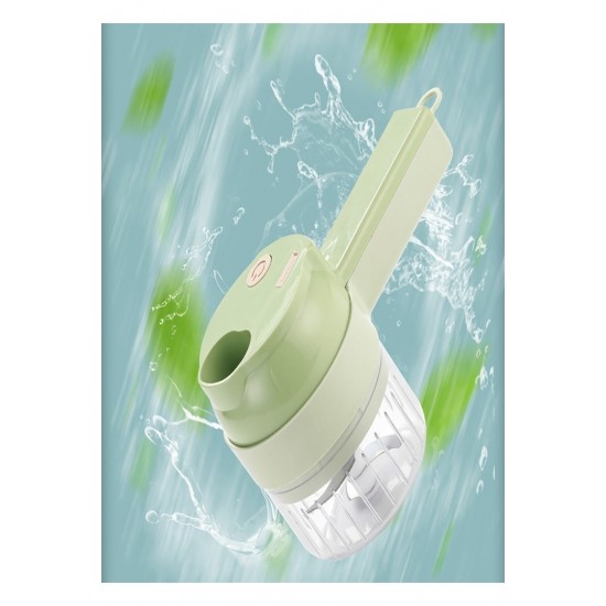 Pazariz Şarjlı Rondo Çok Amaçlı Pratik Sebze Meyve Doğrayıcı Otomatik Temizleme Rende Rondo Blender