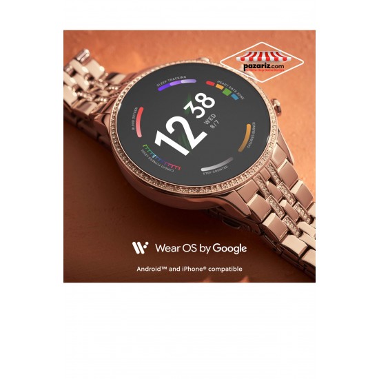 Pazariz Bayan Akıllı Saat Serisi SmartWatch Diamond 42mm Çift Kordon Akıllı Saat Sesli Görüşme