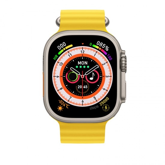 Pazariz Watch 8 Ultra 49mm  Amax Ultra Akıllı Saat NFC - GPS - Kablosuz Şarj Son En Üst Versiyon