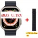Pazariz Watch 8 Ultra 49mm  Amax Ultra Akıllı NFC - GPS - Kablosuz Şarj Kordon Hediye
