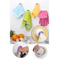 Pazariz 2 Adet Havlu Bez Tutucu - Banyo Mutfak Havlu Askısı