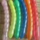 Pazariz Spiral Burgu Balon Çok Renkli 100 Cm Parti Doğum Günü Parti Dekorasyon Twisted Balloon 10 Ad