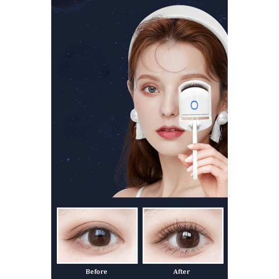 Pazariz Elektrikli Kirpik Kıvırıcı Isıtıcılı Kirpik Kıvırıcı Sabitler Kıvırır Şekillendirir