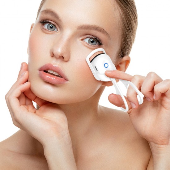 Pazariz Elektrikli Kirpik Kıvırıcı Isıtıcılı Kirpik Kıvırıcı Sabitler Kıvırır Şekillendirir