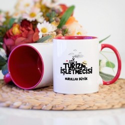 Turizm İşletmecisi Kupa Bardak - Kırmızı