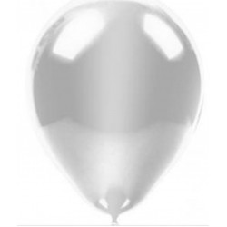Balon 50 Adet Metalik Kaliteli (Gold-Gümüş-Beyaz Karışık) Uçan Balon