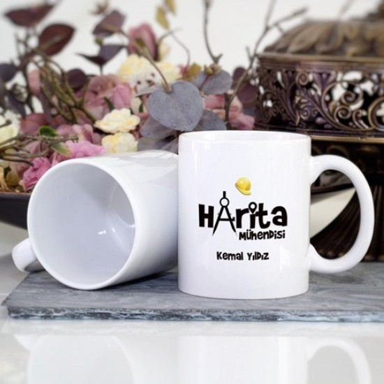 Harita Mühendisi Kupa Bardak