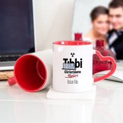 Tıbbi Görüntüleme Teknikeri Kalpli Kupa Bardak