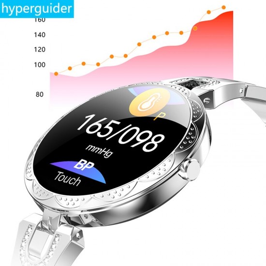 Pazariz 2021 Trend Hd Kadın Akıllı Saat Ios Android Uyumlu Sık Tasarım (Gümüş) Ak15G